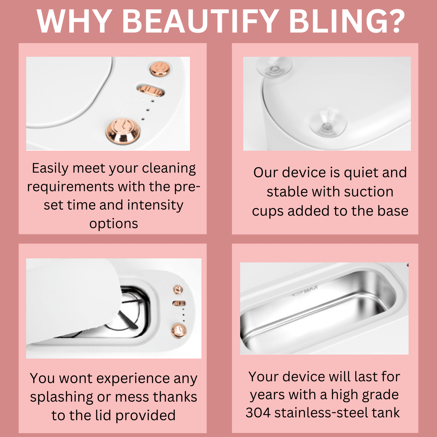 Smooothe™ Ultrasonic Jewelry Cleaner